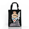 Cartoon one-shoulder bag PVC, square waterproof shoulder bag for leisure, food bag