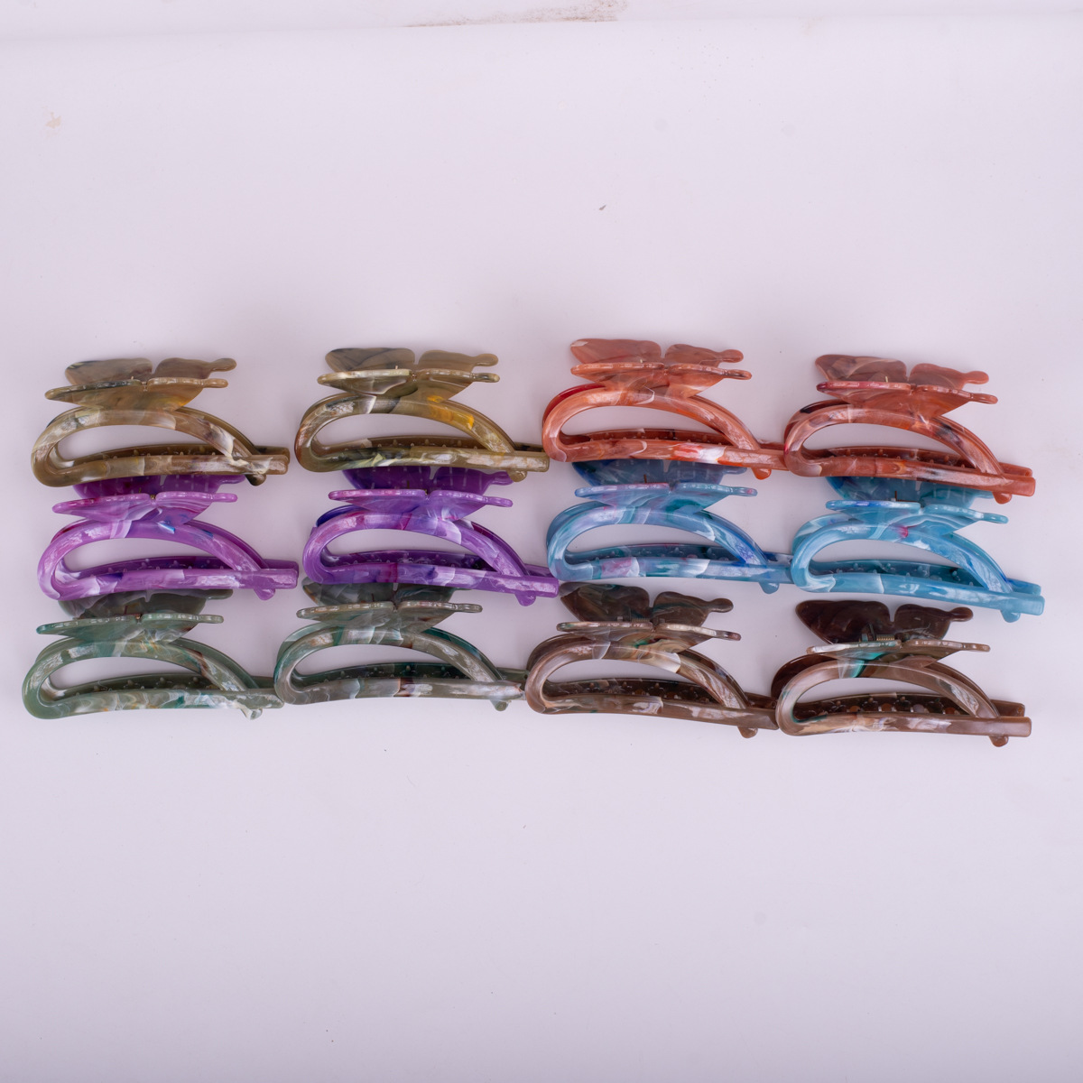 32 D자형 나비 혼합 색상