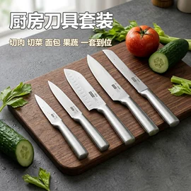 刀具套装;家用菜刀;不锈钢厨用刀