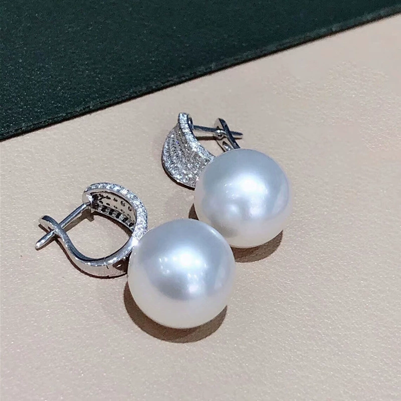 Бренд серьги из жемчуга, ловкий ретро журнал, аксессуар, стиль Chanel