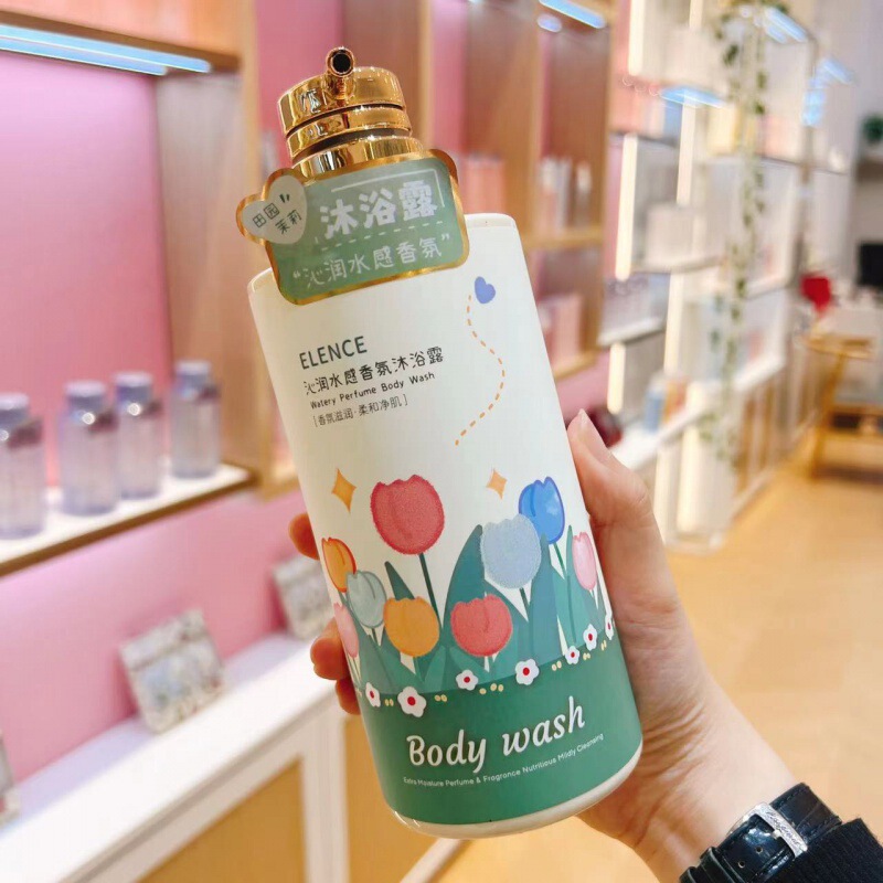 特別オファー: 清心ルン ウォータリー フレグランス シャワージェル 500ml 保湿、ソフト、清潔、濃密な泡立ち、香り、美肌効果|undefined