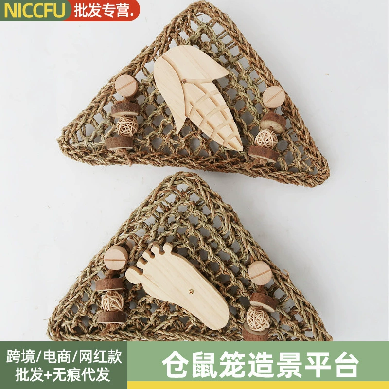 Хомяк Дракон Кошка Клетка Внутренняя молярная Подушка Снятие тревожной охранной двери Морская подвесная доска Голландская свинья попугай Gnawing молярная игрушка