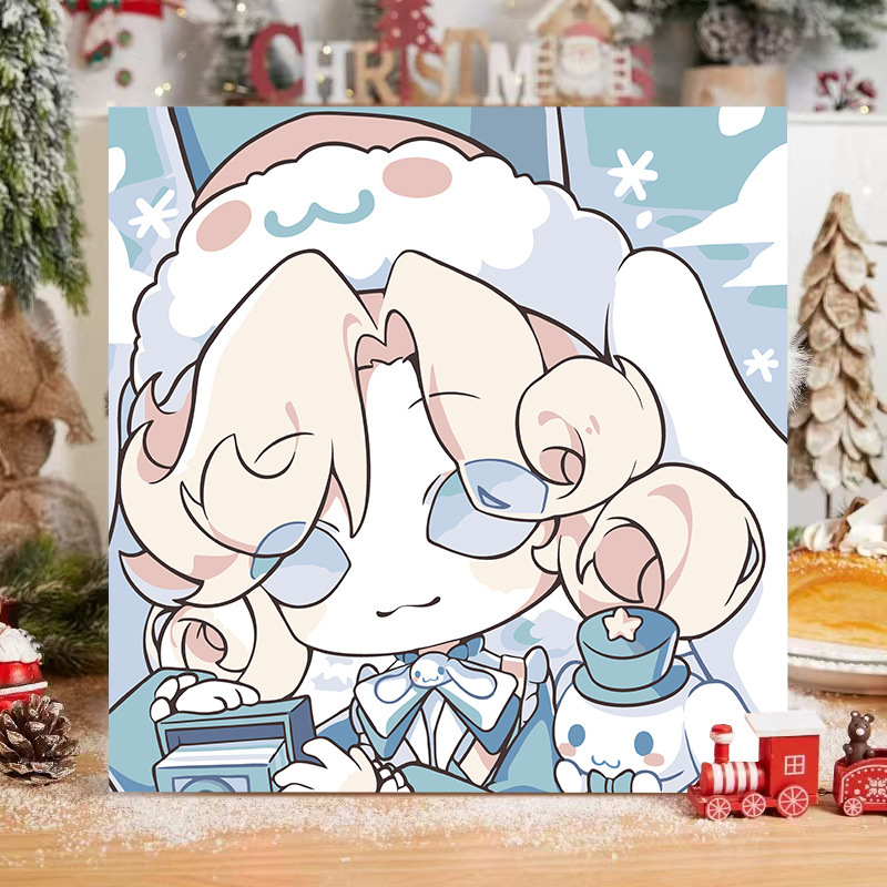 第五人格diyデジタル油絵手作り絵画塗り油絵キャラクター落書き学生掛け絵置物卸売り|undefined