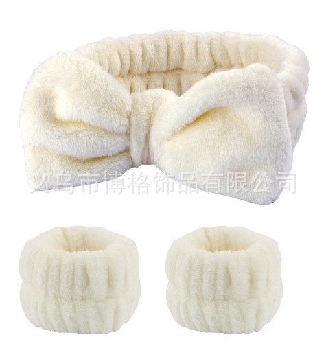 Amazon popular banda de pelo de las mujeres cara impermeable correa de muñeca traje arco simple banda de pelo accesorios para el cabello cabeza