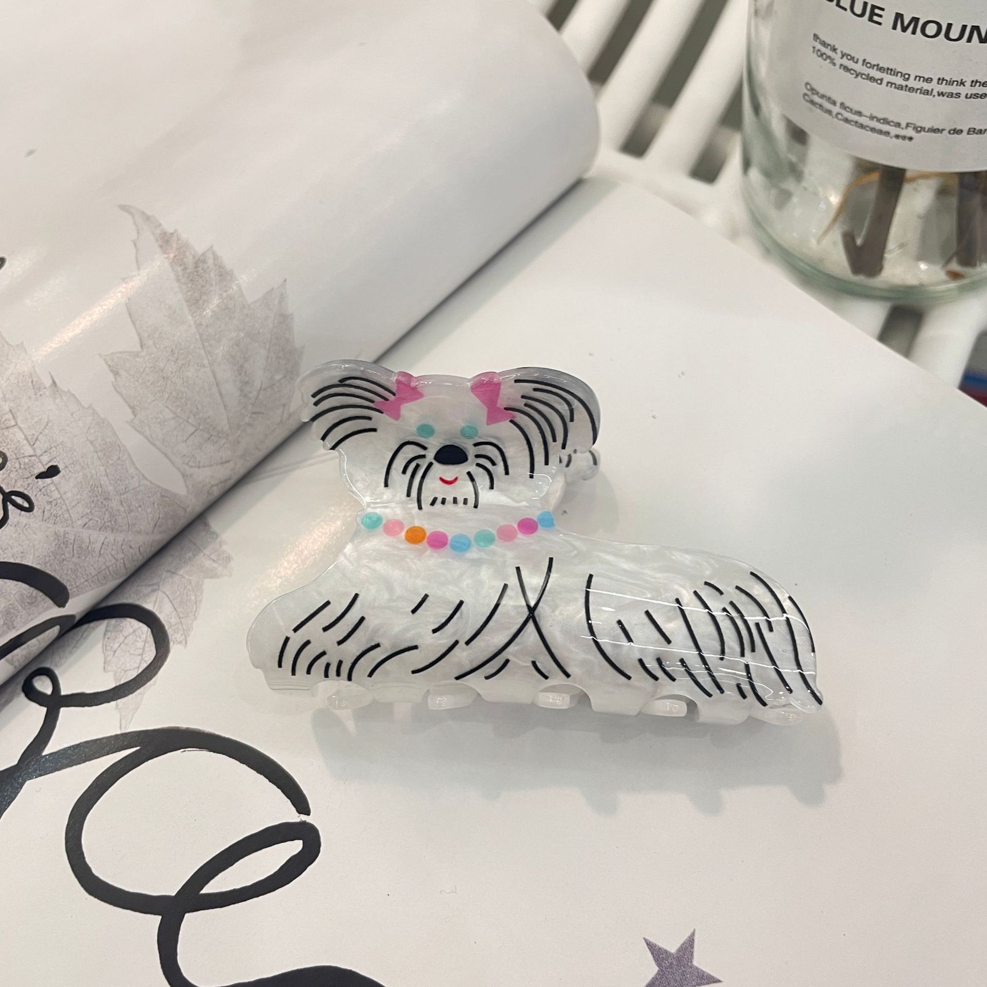 Women's Gender Cartoon Style, Korean Style Style Cartoon Style Korean Style Women's Cartoon Angel Wings Acrylic Hair Clip Hair Claws