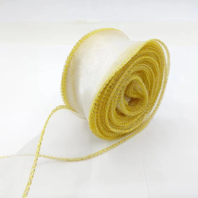 Kit de material para ramos de hilo de cola de pez de 4 cm con lazo de cinta de hilo ondulado, accesorio para el cabello con horquilla DIY, cinta decorativa, empaque simple.