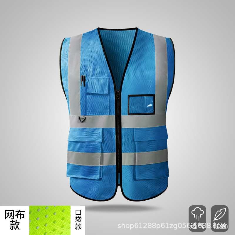 chaleco reflectante construcción chaleco de construcción ropa de trabajo sanitaria seguridad protección transpirable personalizada ropa de trabajo transpirable