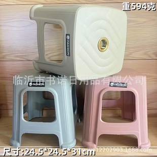 906 Stool Home Entry Shoe Changing Stool Living Room Plastic Low Stool Footrest Simple Stool Wholesale