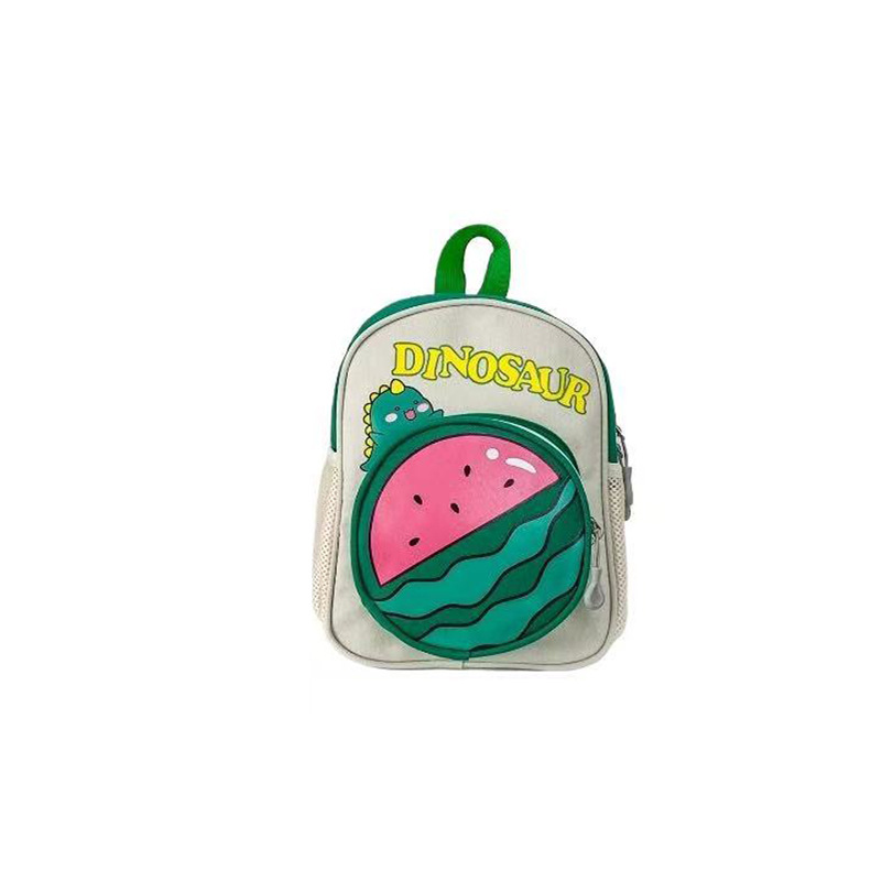 Mochila coreana de letras extranjeras para niños y niñas, mochila de dibujos animados, fruta, sandía, mochila de bebés, nueva mochila de niños de comercio exterior