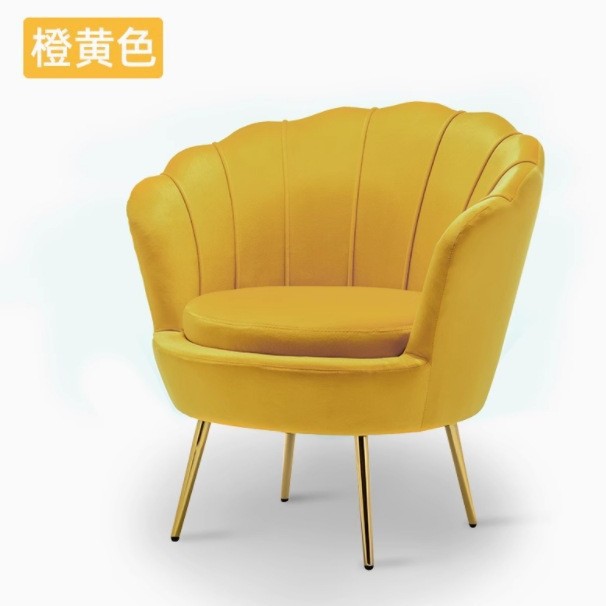 Sofá único de lujo nórdico moderno y simple sofá de ropa de la sala de estar perezoso dormitorio pequeño sofá rojo en línea image 14