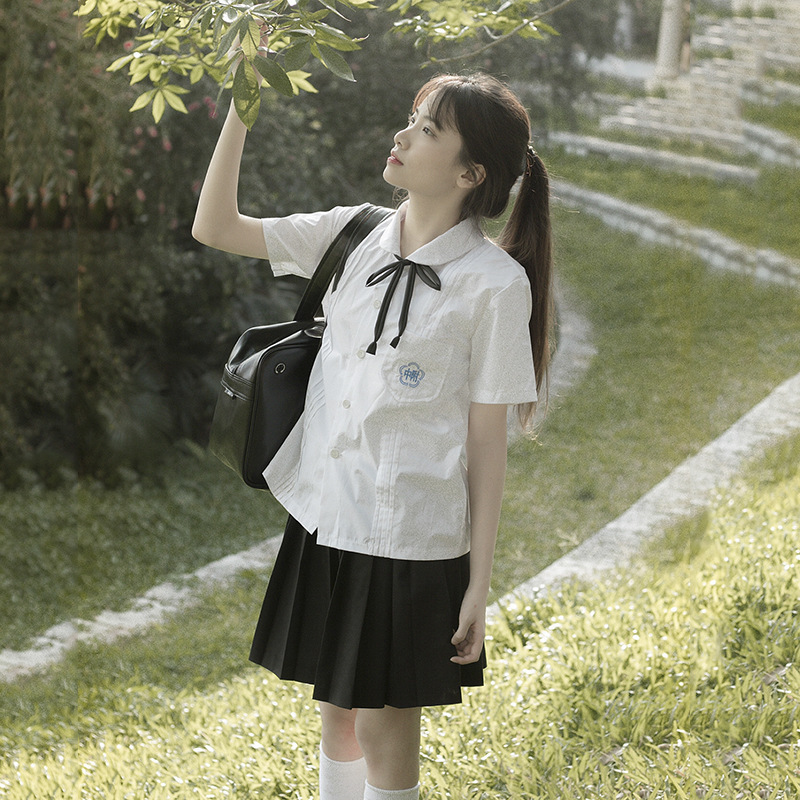 台湾附中班服シャツ学院風制服セット中学生高校生卒業シーズン運動会服|undefined