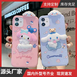 外贸适用三星S25卡通手机壳趴趴玉桂狗XCOVER5美乐蒂可爱软套