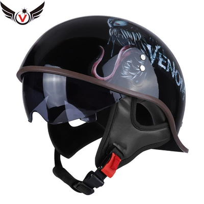 Motosiklet kaskı (dəbilqə), Inner Mirror - bright-black-venom-m