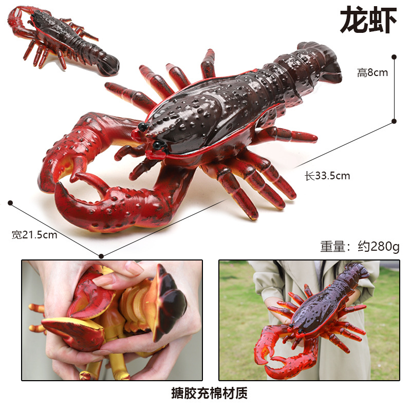 Dolphin, animales marinos, grandes juguetes de tiburón, juguetes de goma suave de simulación, juguetes para niños, modelos de ballenas del mundo submarino al por mayor