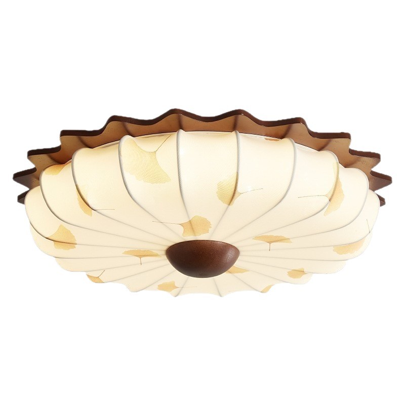 [Wow] Lámpara de techo de estilo medio Nueva luz de impresión retro Zen de estilo chino