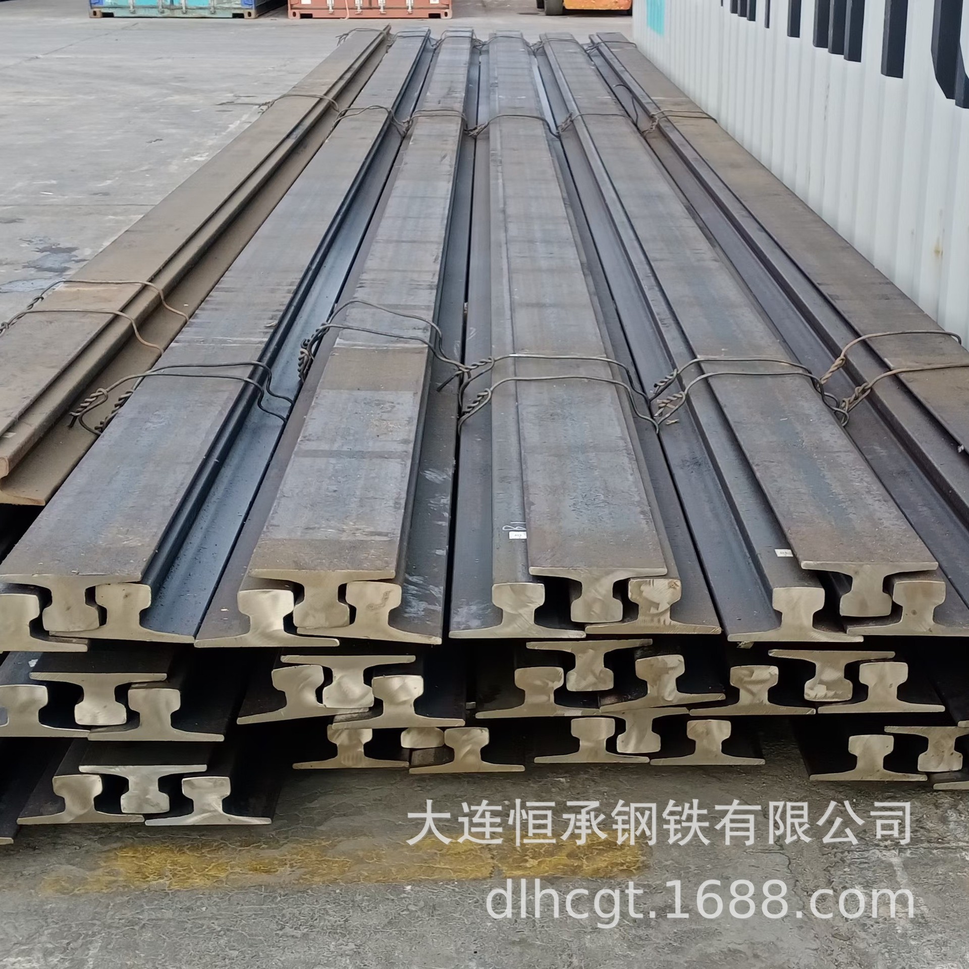 现货供应 德标钢轨 DIN536 A45钢轨 A45铁轨 A45道轨欧标 轨道钢