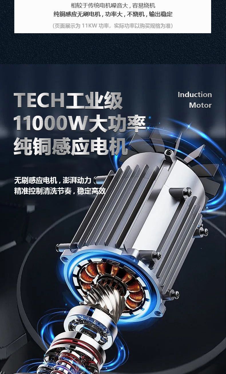 Weilan Ultra-High Pressure Cleaning Machine Industrial Grade Powerful Floor Washing Car Washing Machine Water Gun Commercial Car Wash Shop Farm
