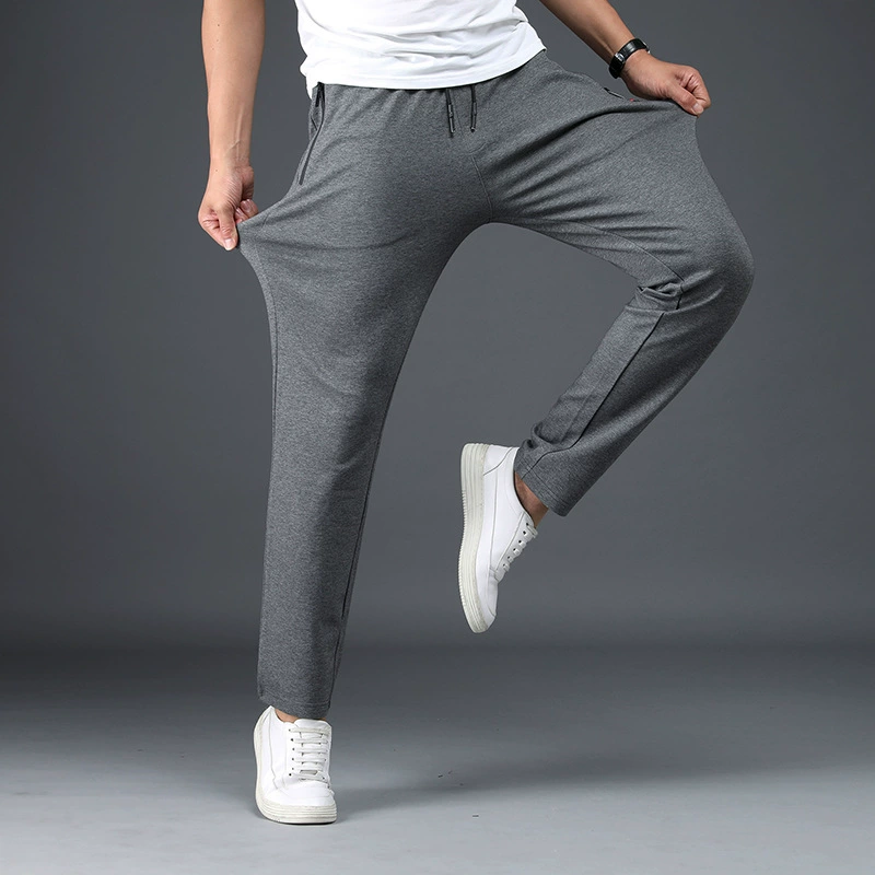 Fat Brother весна и осень мужские модные повседневные спортивные брюки больших размеров мужские длинные брюки трикотажные повседневные брюки