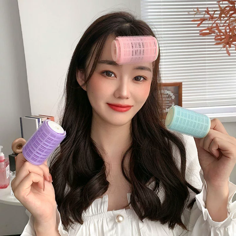 Curly bangs, self-adhesive hairgrip, adds volume