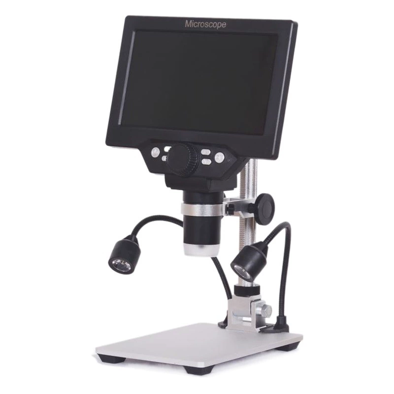 Трансграничный оптовый цифровой микроскоп HD 7-дюймовый мобильный телефон часы Ремонт электронный Микроскоп Цифровой 1200 раз