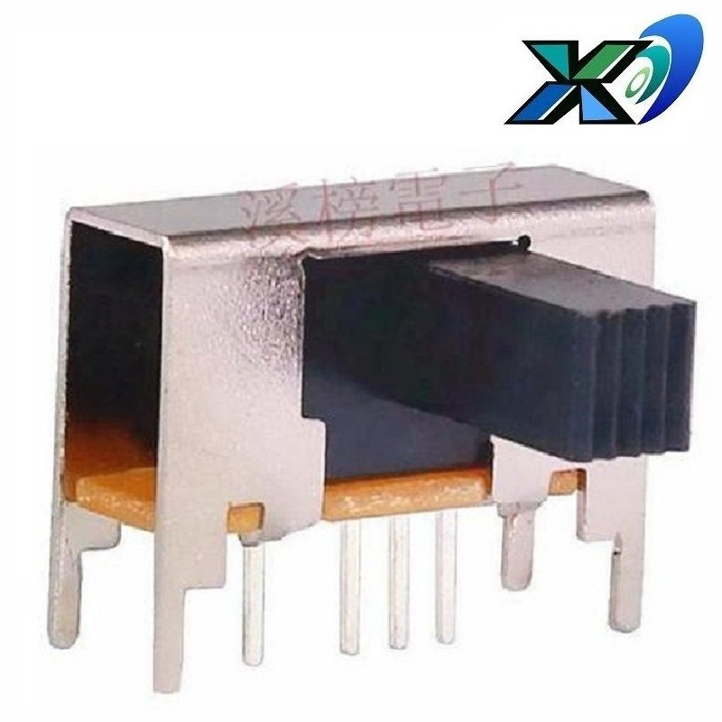 3档滑动开关侧拨4脚  3位拨动开关单排侧拨  侧拨3位拨码开关三位