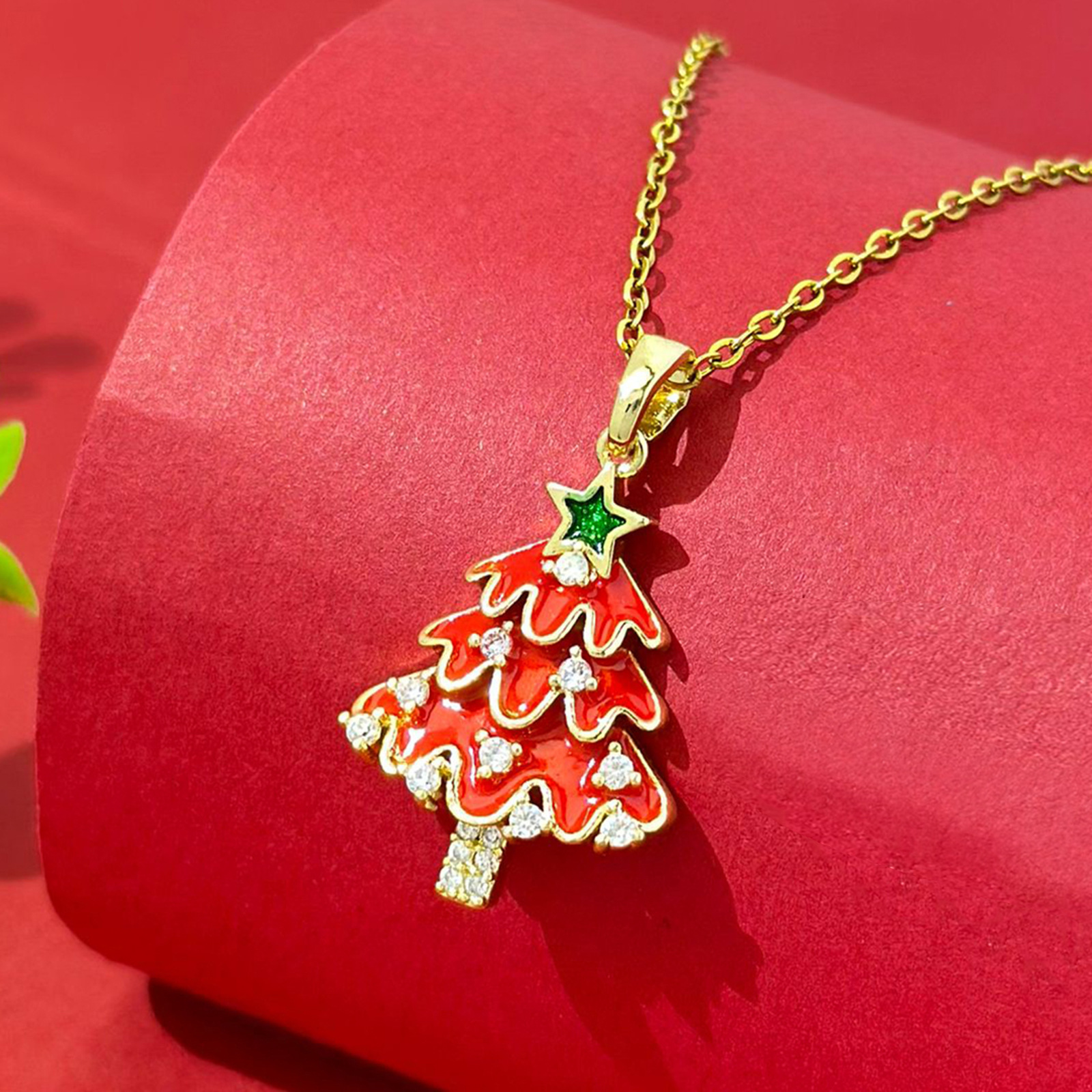 935 árbol de Navidad rojo