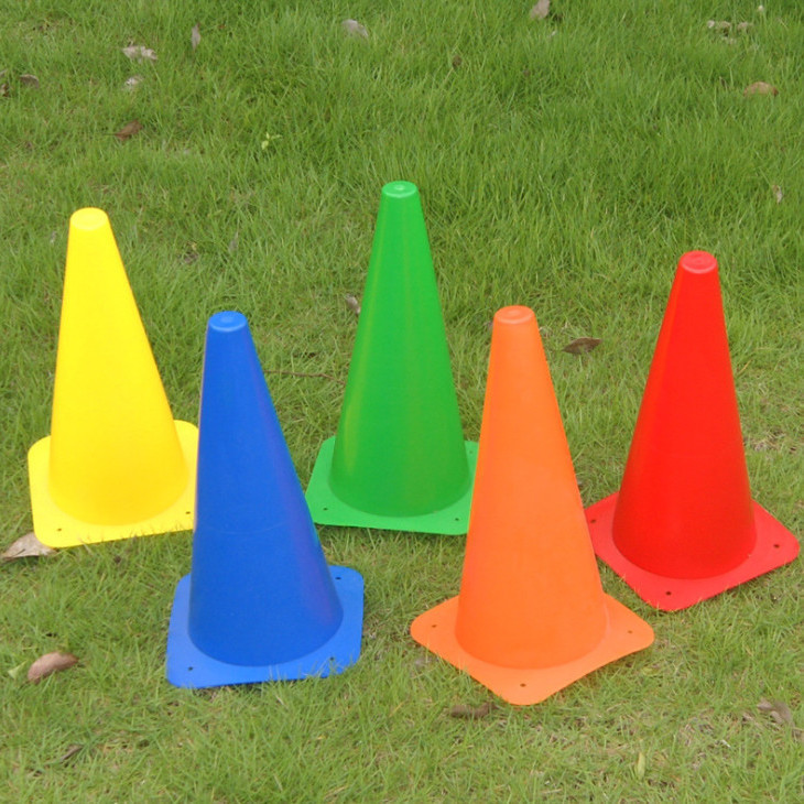 32cm Tapered Sign Barrel Football Basketball Obstacle Training Props Balance Car Track Obstacle Breakthrough Training Barrel