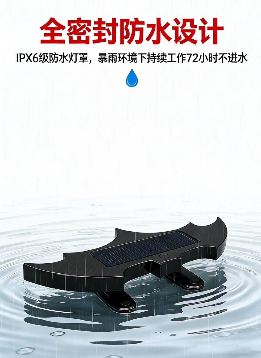 Car Solar-Powered Aircraft Strobe Light, Strong Anti-Rear Collision Light, Flashing Pilot Car Tail Warning Atmosphere Light, Tail Wing Light