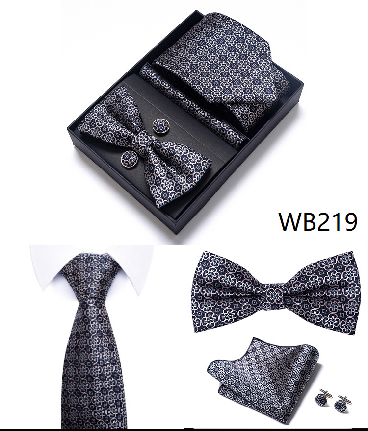 Herren-Krawatten-Fliege-Set. Business-Krawatte. Formelle Krawatte_voghion.com