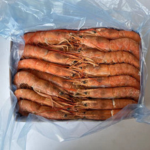 進口L1阿根廷紅蝦速凍深海船凍野生黑虎蝦大海蝦燒烤壽司刺身商用