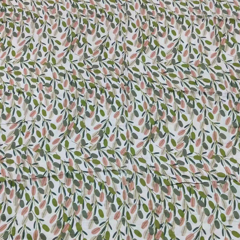 빨간색과 녹색 잎