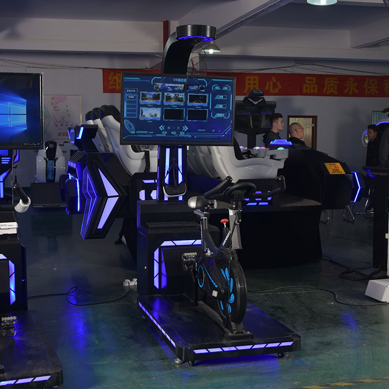 VR interactivo de sensación corporal un solo jugador simulador de experiencia de entretenimiento equipo de entretenimiento bicicleta gran máquina de juego inmersiva comercial ocio