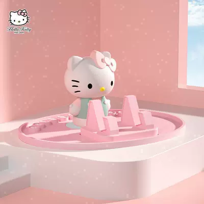 Hellokitty Car Anti-Slip Mat, Car Center Console Phone Holder, Temporary Parking Sign, Parking Number Plate (Car ornaments) - anti-slip-mat-grapefruit-toffee