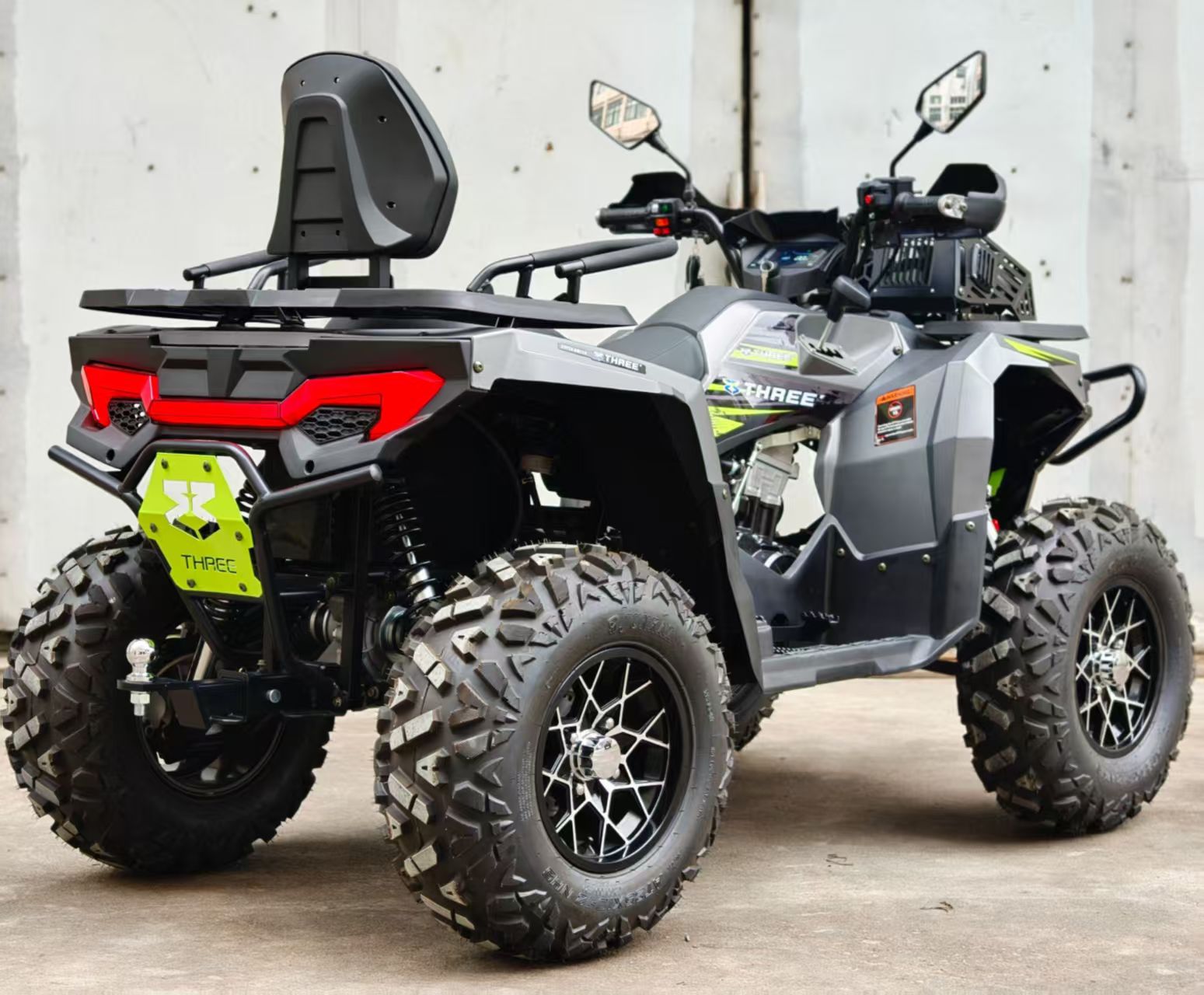 All-Terrain Vehicle Atv Universal Backrest Kart Rear Seat Cushion Wear-Resistant Waterproof Leather Cushion Accessories