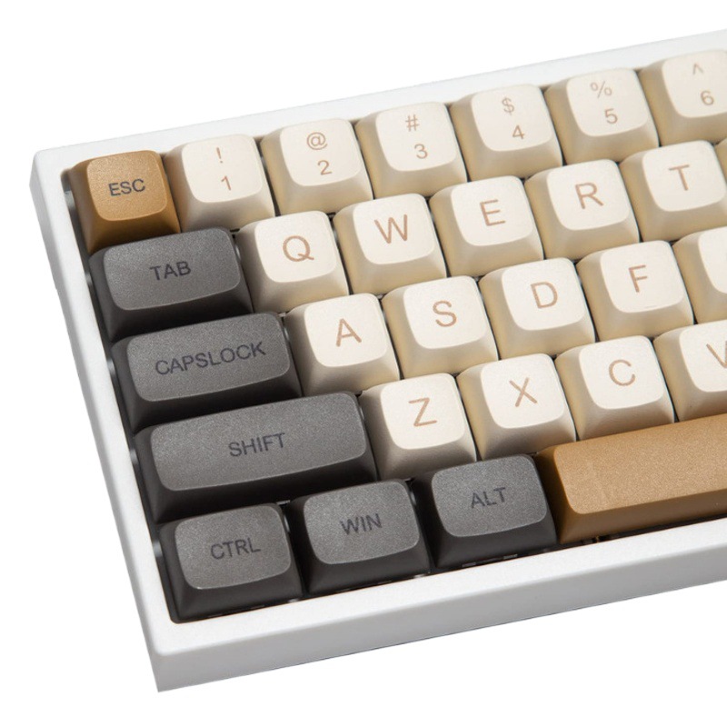 Tapa de llave de luz baja XDA altamente sublimación personalidad tapa de la llave material de PBT opaco tapa del teclado mecánico conjunto completo en caja