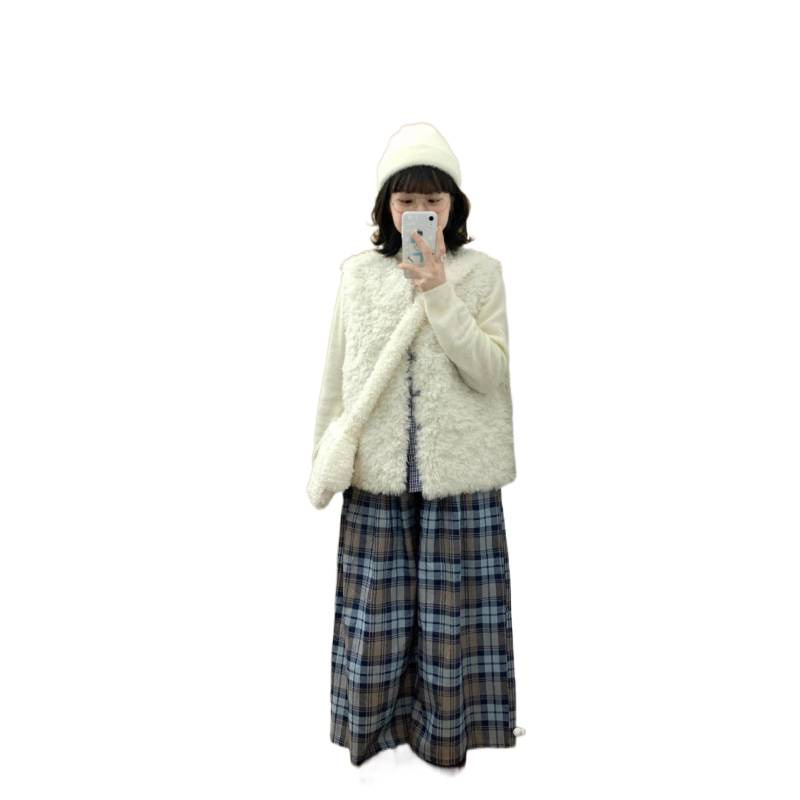 羊羔毛马甲女皮毛一体2025秋冬新款洋气外穿百搭加厚马夹网红外套|undefined