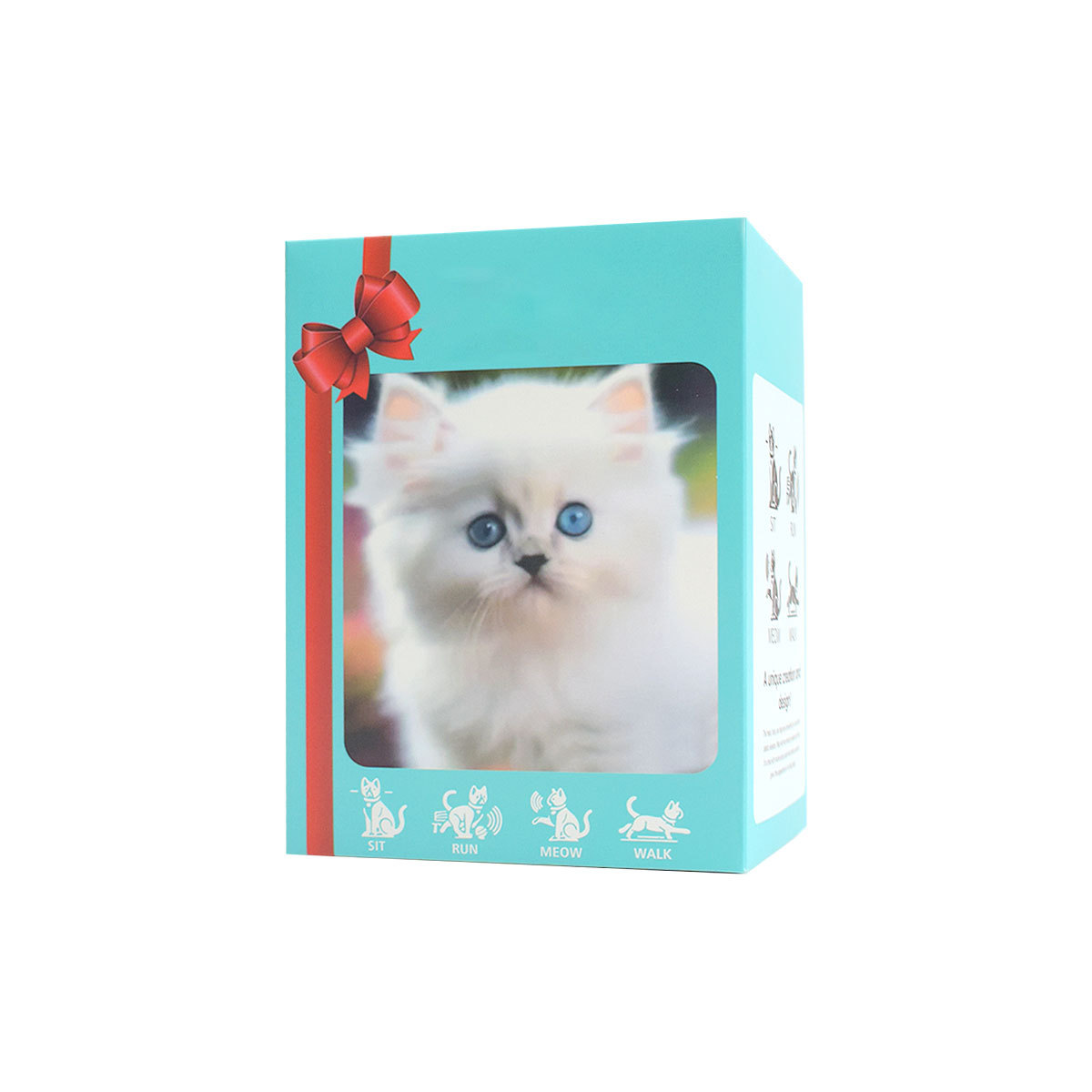 대형 고양이 [야옹-흰색]