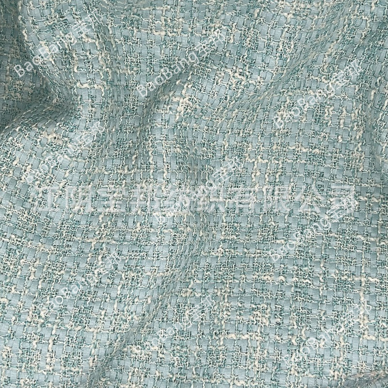 薄荷绿编织布