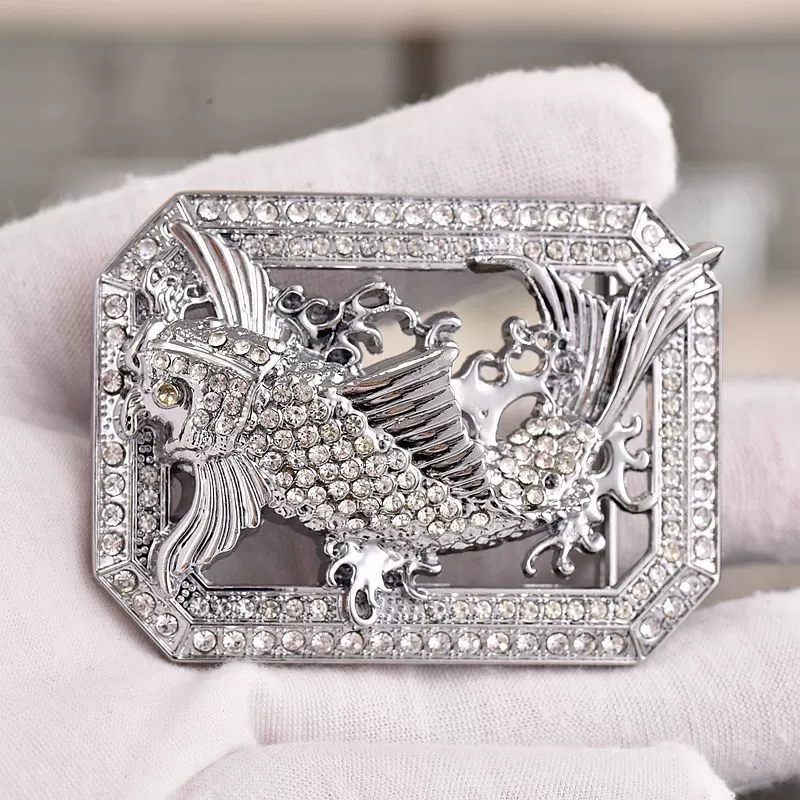 Металлический ремень, пряжка с буквами, 4.0 см