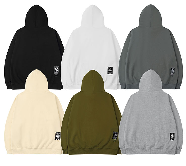 Vêtements pour hommes pull à capuche couleur lourde sweat-shirt papillon 400G velours léger plus velours style couple ample_voghion.com