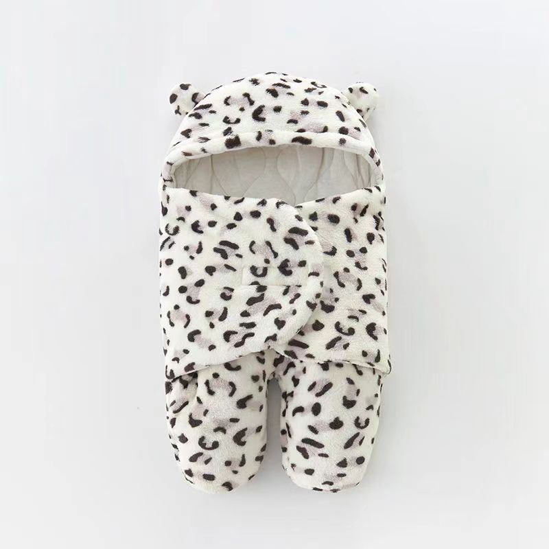 Bebé recién nacido, edredón de otoño e invierno, bolsa de bebé gruesa, edredón de lana de cordero, productos maternos e infantiles de doble uso, saco de dormir a prueba de sobresalto