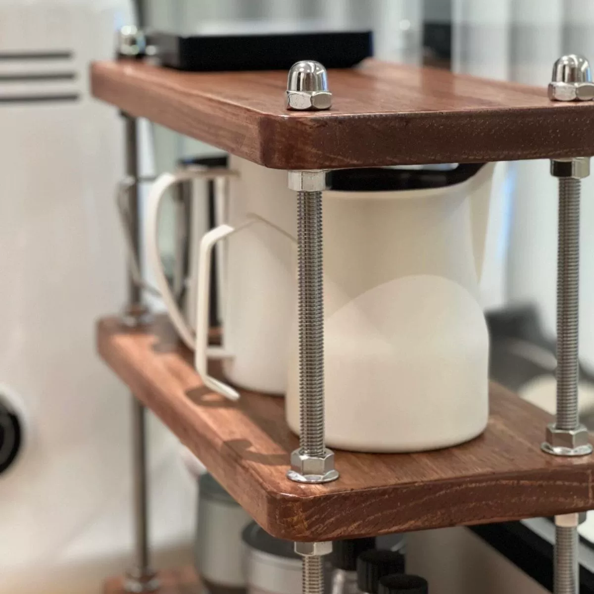 Set frame Middle style shelf kitchen racks, desk partition frames, desktop storage small bookshelf tea cup frame