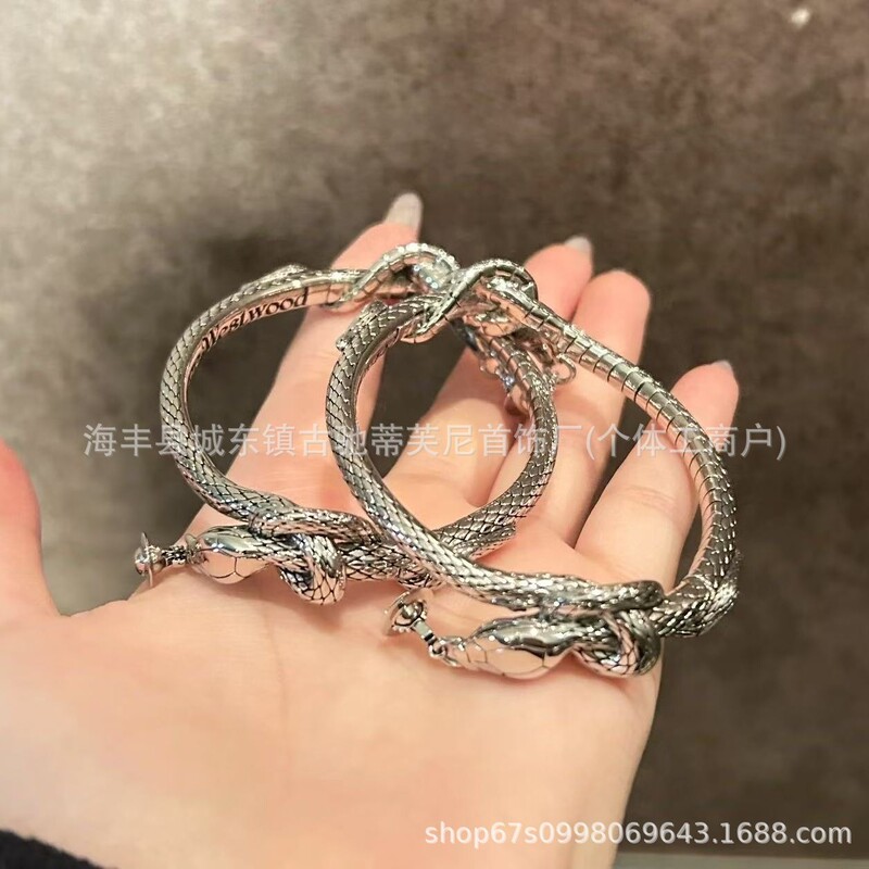 High Version Empress 925 Sterling Silver New 2025 Year of the Snake Limited Edition Saturn Snake-Shaped Bracelet for Men and Women High Version Empress 925 Sterling Silver New 2025 Year of the Snake Limited Edition Saturn Snake-Shaped Bracelet for Men and Women