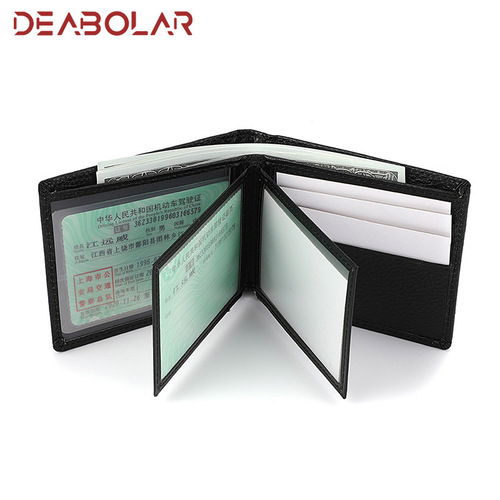 Multifunctional wallet, driver's license leather case, driving document bag, real pickup bag, multi-card slot wallet, bus card holder