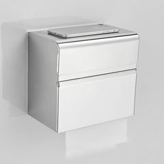 Hotel bathroom tissue box storage shelf wall-mounted bathroom toilet tissue box hand towel box
