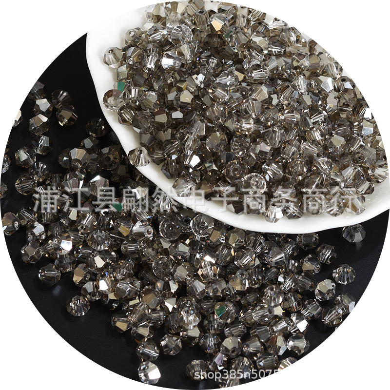 3-8mmAAAA水晶菱形珠精品水晶ガラス珠二頭尖珠DIY珠散珠アクセサリー部品