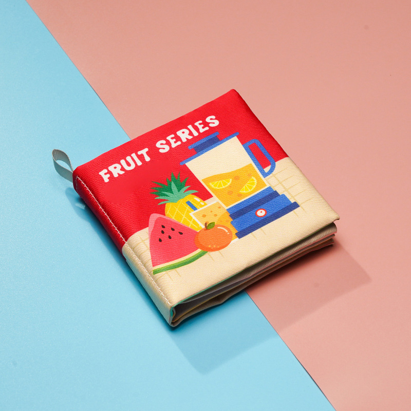 Libro de tela bilingüe para bebés, libro de tela tridimensional de educación temprana para bebés de 0 - 1 años de edad puede roer juguetes de rompecabezas