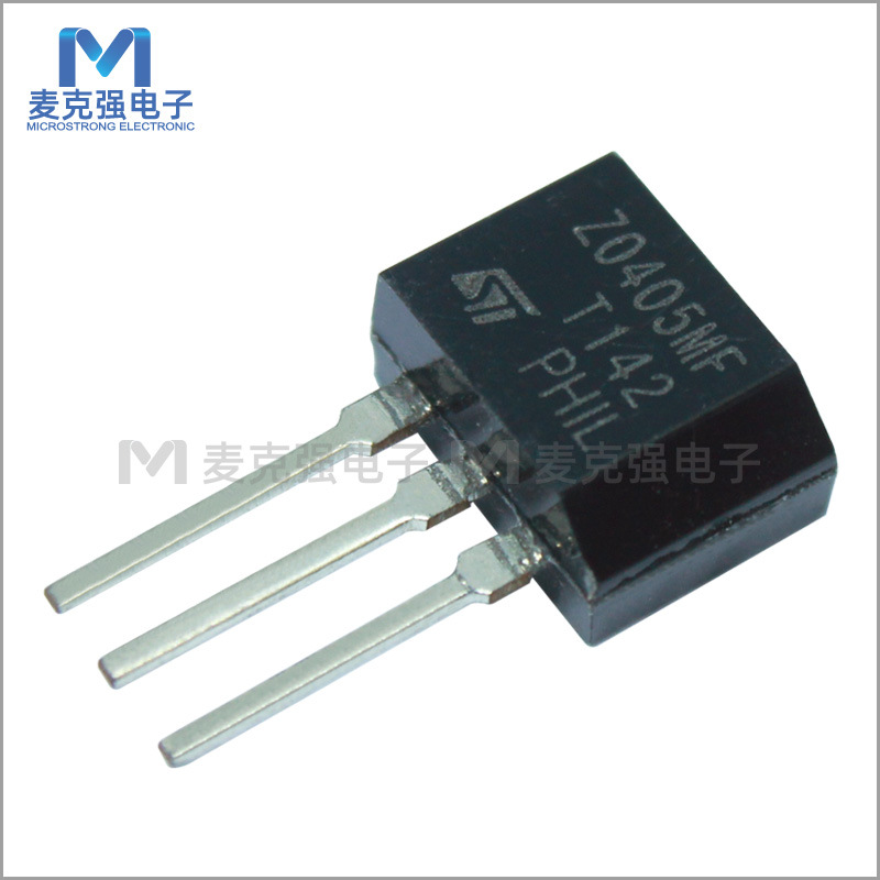 ST原装直插双向可控硅Z0405MF TO-202-3 插件晶闸管4A/600V 5mA