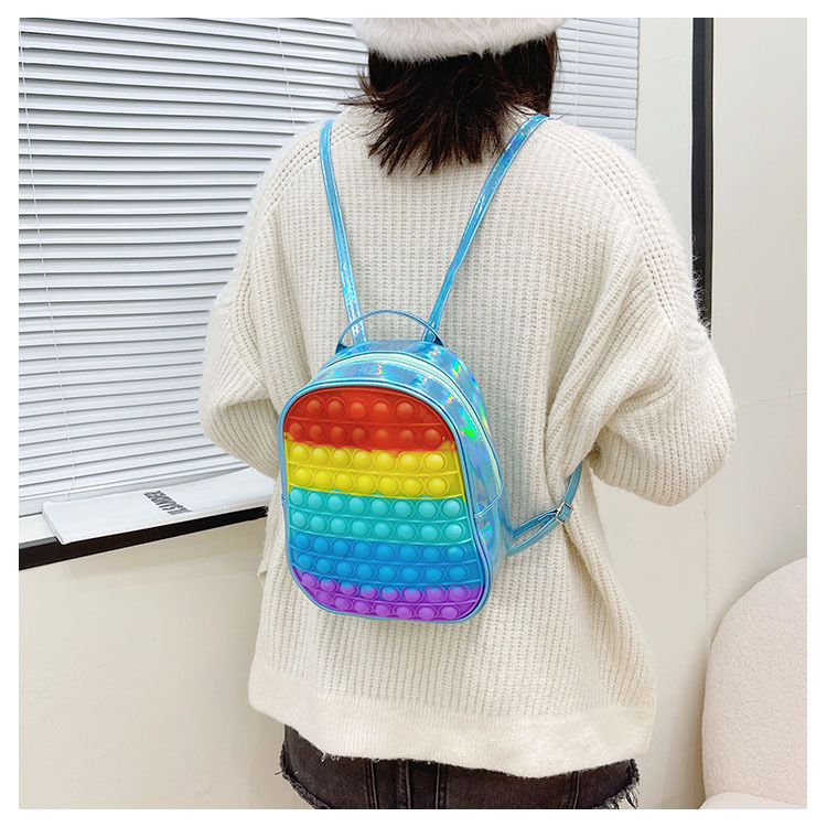 Silicone Backpack Children Decompression Toy Bag Children's Trend Backpack display picture 4