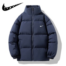 冬季新款棉服男士潮牌立领面包服宽松加厚学生情侣休闲棉衣外套男